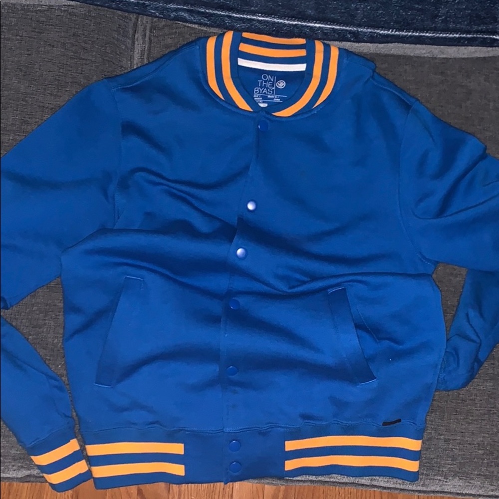 Men’s bomber varsity sweater